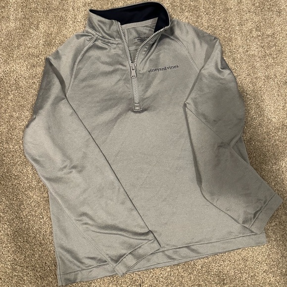 Vineyard Vines Kids Performance Quarter Zip - Picture 2 of 4